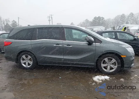 2019 Honda Odyssey Ex from USA, damaged, VIN 5FNRL6H50KB011571
